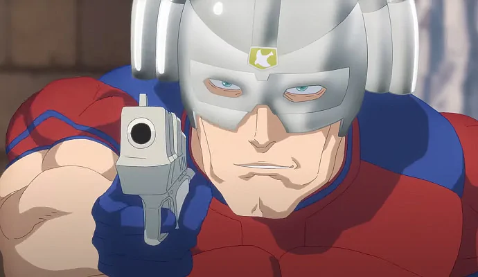 Миротворец наводит порядок в трейлере аниме «Отряд самоубийц: Исекай»
