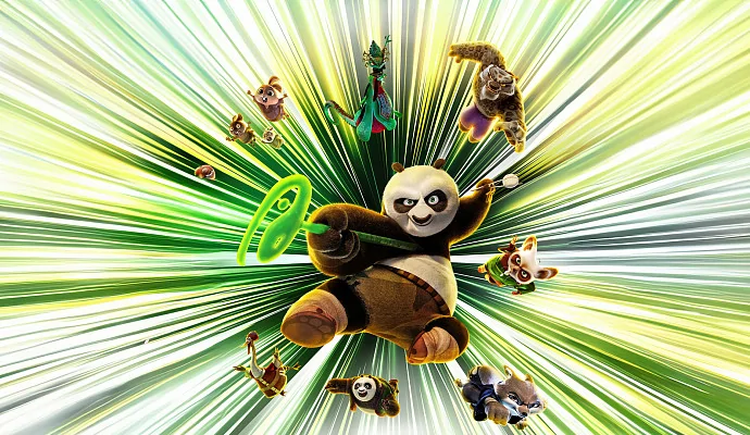 Опубликован международный постер «Кунг-фу панды 4» 