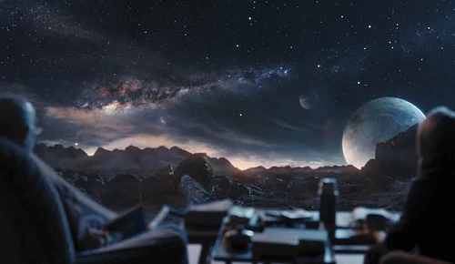 Джей Кей Симмонс находит безлюдную планету в трейлере «Ночного неба»