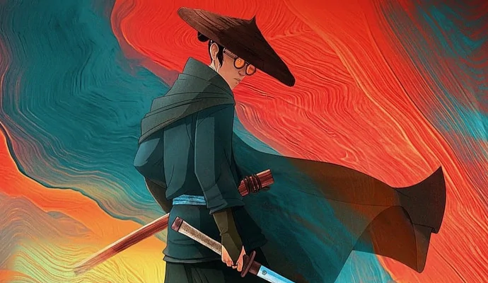 Первый постер анимационного сериала «Голубоглазый самурай»