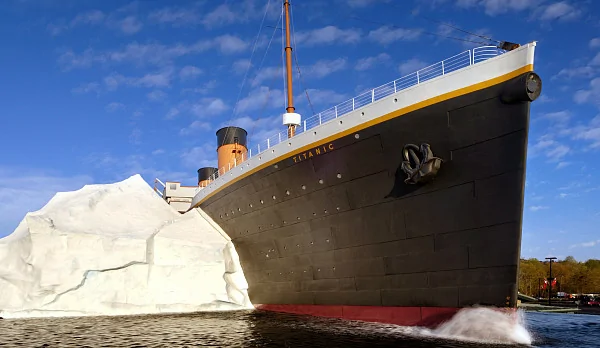 Айсберг рухнул на головы посетителей музея корабля «Титаник»