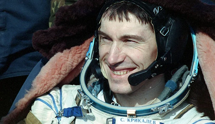 Космонавта Сергея Крикалёва уволили из «Роскосмоса» за критику съёмок фильма на МКС