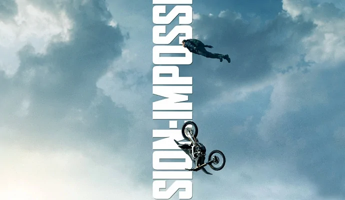 Том Круз парит над землёй на первом постере седьмого фильма «Миссия: невыполнима»