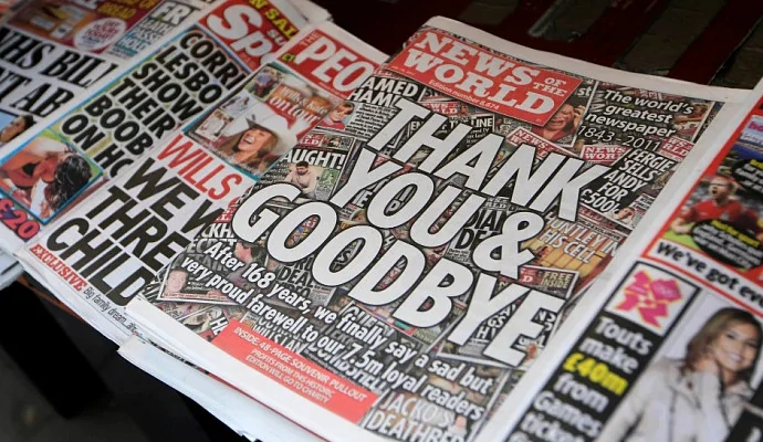 В разработку запущен сериал «Спасибо и до свидания» о скандале вокруг таблоида Руперта Мёрдока News of the World