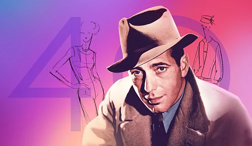 Кино в костюмах: детективы, Хамфри Богарт, Альфред Хичкок и Ким Новак || 40-е