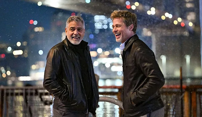 Джордж Клуни и Брэд Питт в трейлере остросюжетного триллера «Волки»