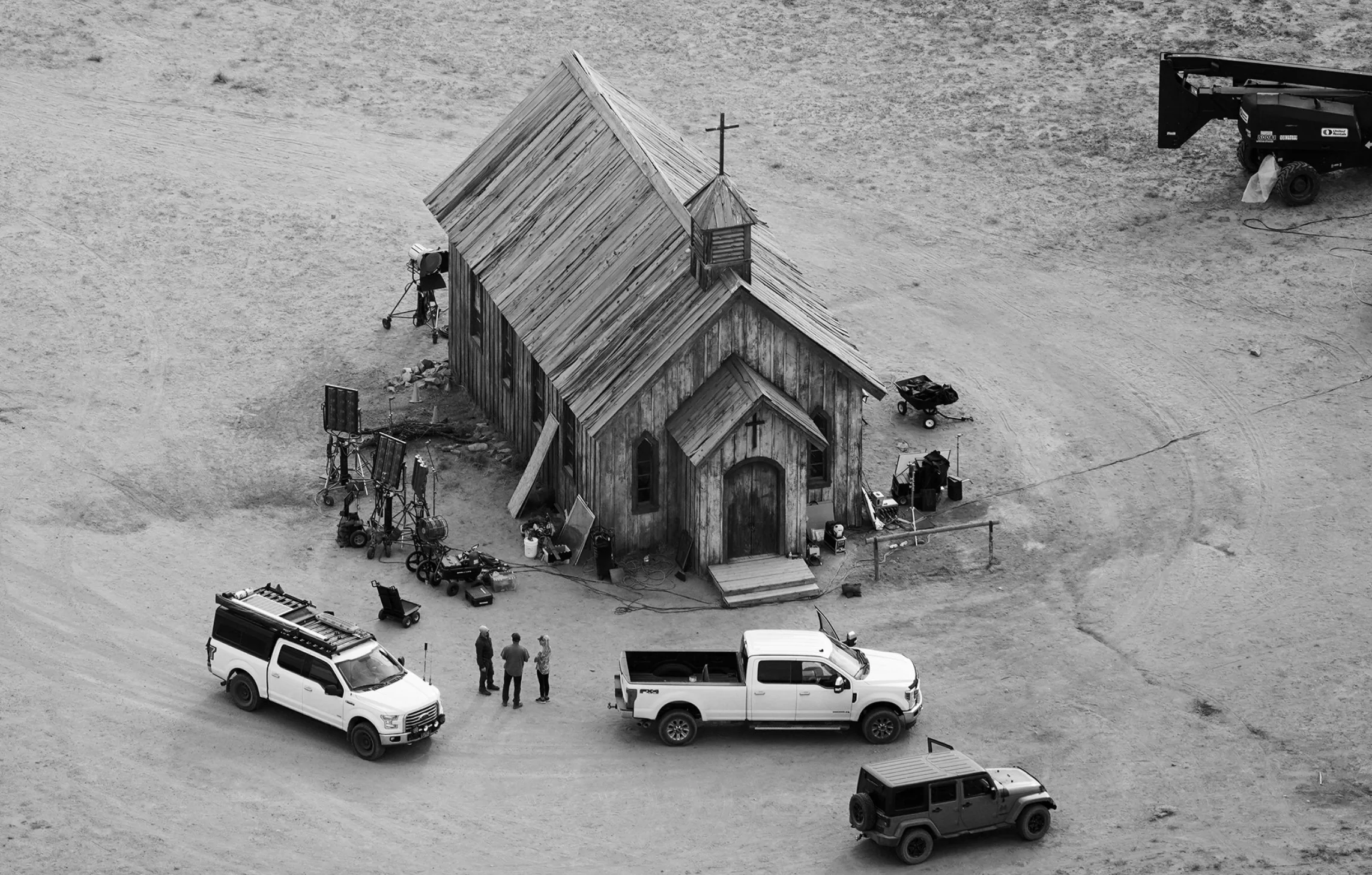 Съёмочная площадка фильма «Ржавчина» после инцидента/Jae C. Hong/AP/Shutterstock
