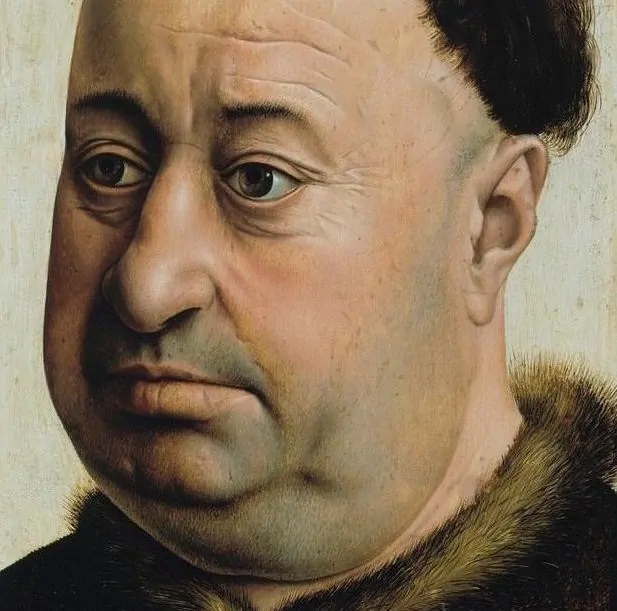 «Портрет толстого мужчины», худ. Робер Кампен