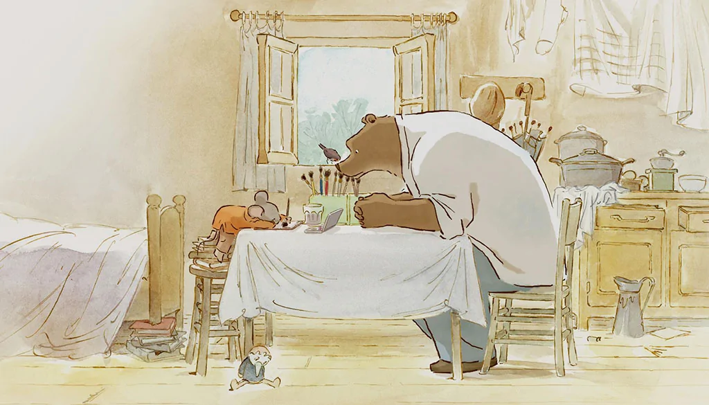 Кадр из мультфильма «Эрнест и Селестина»