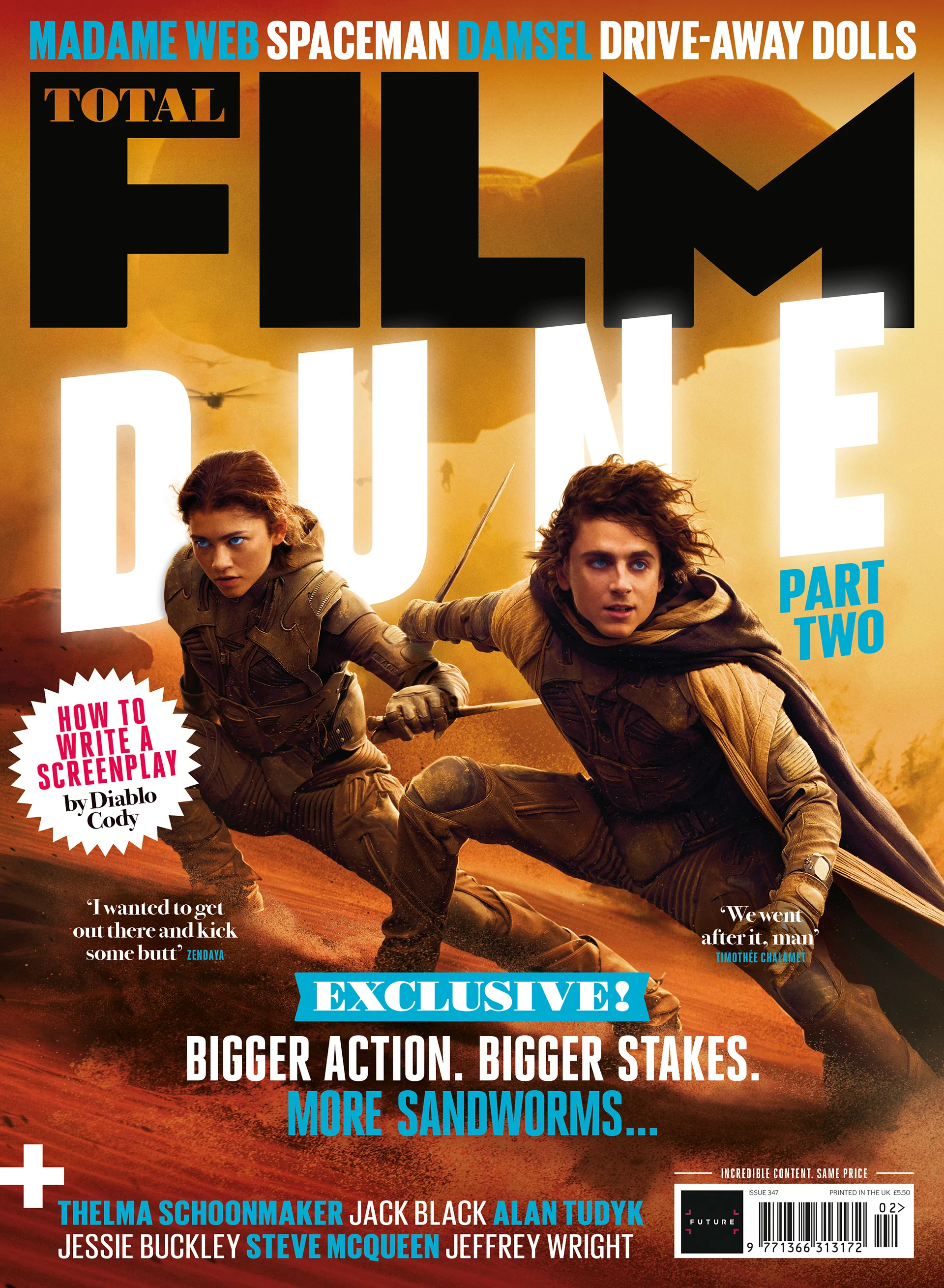 Дюна: Часть вторая» на обложках журнала Total Film | КиноТВ