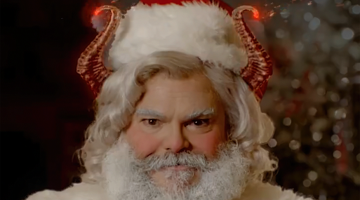 Джек Блэк в роли Санты Сатаны на первых кадрах комедии Dear Santa