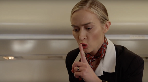 Эмили Блант снялась в юмористической пародии на «Тихое место»