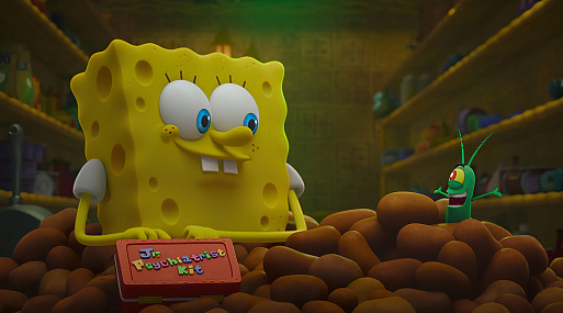 Губка Боб и Планктон на свежем кадре Plankton: The Movie