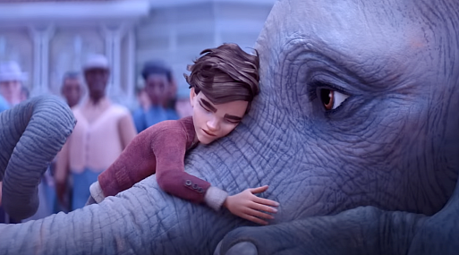 Вышел трейлер мультфильма по детской книге «Как слониха упала с неба»
