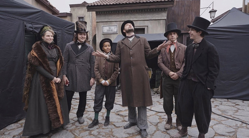 Победители конкурса «Буратино» попали на площадку сказочного фильма