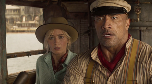 Эмили Блант и Дуэйн Джонсон ищут мифическое дерево в первом трейлере фильма «Круиз по джунглям»