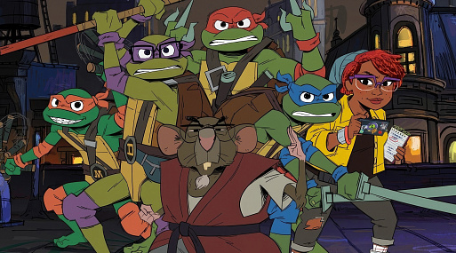 Черепашки-ниндзя спасают положение на новом кадре из мультсериала