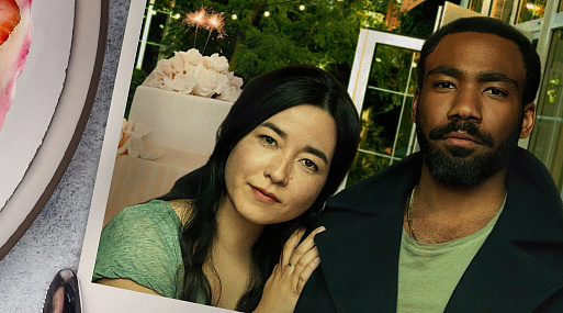 Дональд Гловер и Майя Эрскин на первом постере сериала «Мистер и миссис Смит»