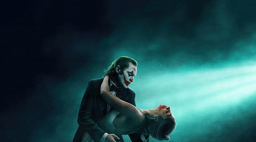 Джокер и Харли превращают весь мир в театр на постере «Безумия на двоих»