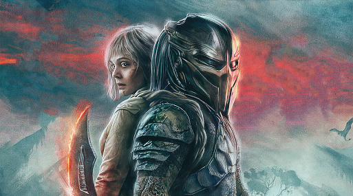 Эль Фаннинг и яутжа Дек на новых постерах фильма «Хищник: Планета смерти»