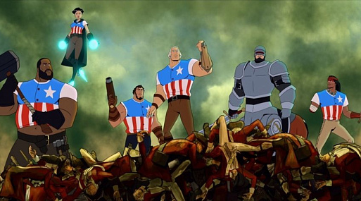 Появился трейлер сатирического мультфильма «Америка» от создателей сериала «Арчер»