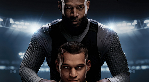 Марлон Уайанс и Тайрик Уизерс на постере спортивного хоррора «Тот самый»