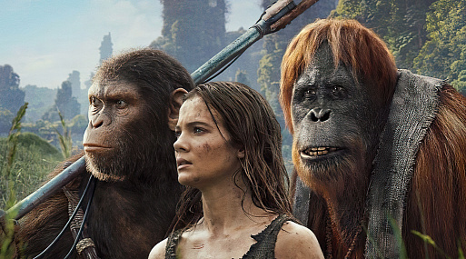 Фрея Аллан готова к бою на постере «Планеты обезьян: Новое царство»