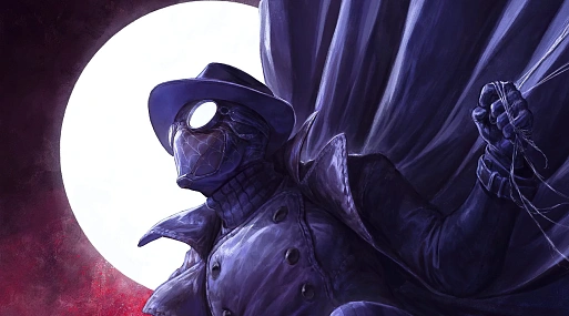 Николас Кейдж на съёмках сериала «Человек-паук: Нуар»