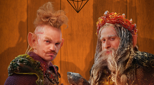 Герои сказки «Огниво» на характер-постерах