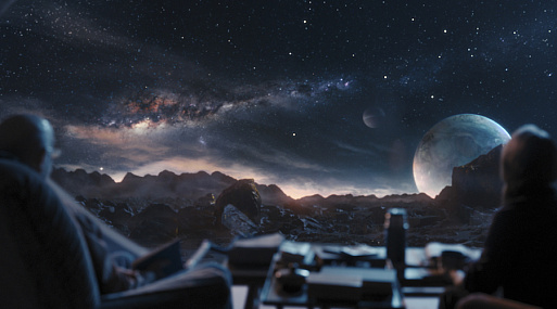 Джей Кей Симмонс находит безлюдную планету в трейлере «Ночного неба»