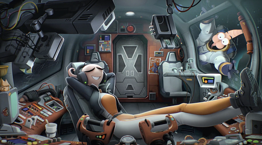 Червяк Джим побегает по просторам галактики в новом мультсериале