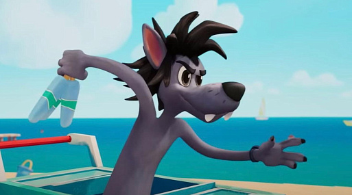 «Союзмультфильм» показал трейлер мультсериала «Ну, погоди! Каникулы»