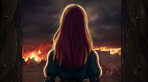 Всадница идёт на бой в песне для аниме «Властелин колец: Война рохирримов»