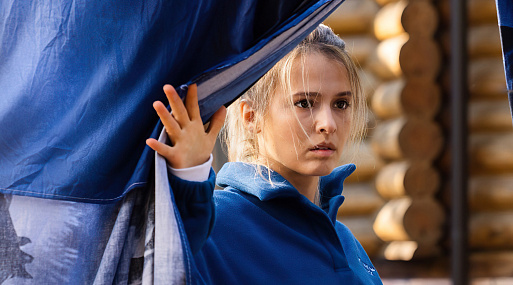 Любовь Аксёнова на съёмках третьего сезона «Почки»