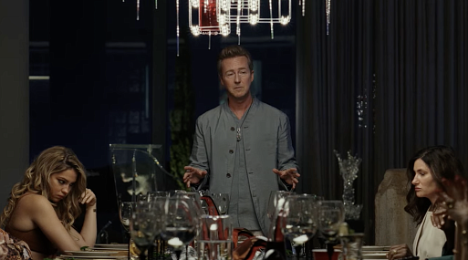 Эдвард Нортон объявляет правила игры в отрывке сиквела «Достать ножи»