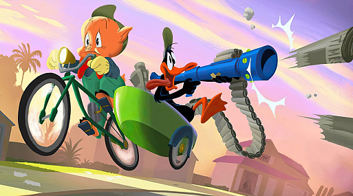 Новый кадр из полнометражного мультфильма про Луни Тюнз