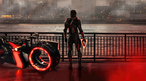 Красный — хит виртуальной реальности: новые постеры и тизер фильма «Трон: Арес»