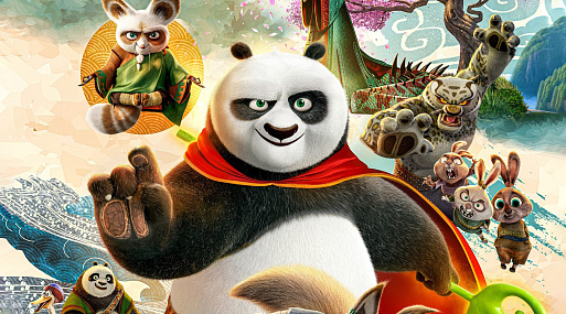 Герои «Кунг-фу панды 4» на свежем постере