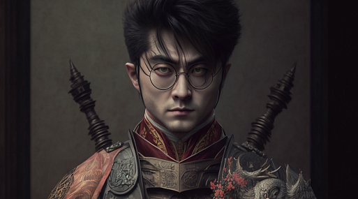 Герои «Гарри Поттера» предстали в образах самураев на артах пользователя Reddit