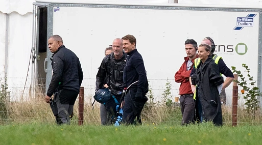 Путь съёмкам «Миссия невыполнима» преградило стадо овец