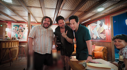 Джек Блэк и Пол Радд в новом промо-ролике «Анаконды»