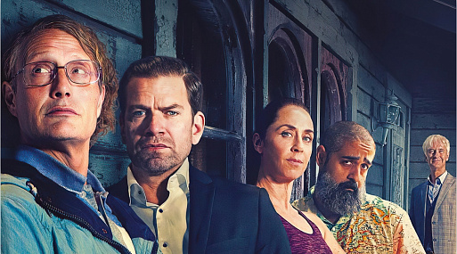 Мадс Миккельсен и Николай Ли Каас в новой черной комедии «Последний викинг»