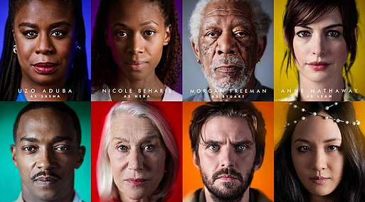 Amazon показал первые кадры из фантастической драмы с Энн Хэтэуэй и Морганом Фриманом