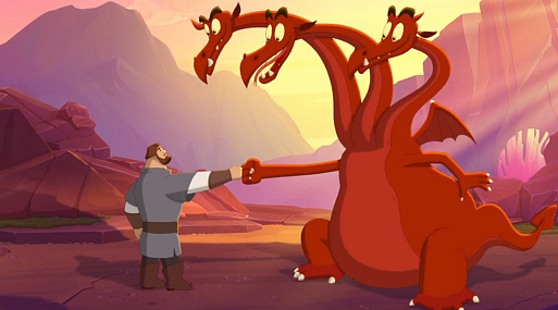 Появился полноценный трейлер мультфильма «Три богатыря: Пуп Земли»