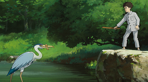 Появился англоязычный трейлер аниме «Мальчик и птица»