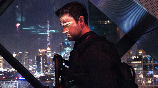 Джон Красински на первом кадре полнометражного «Джека Райана»