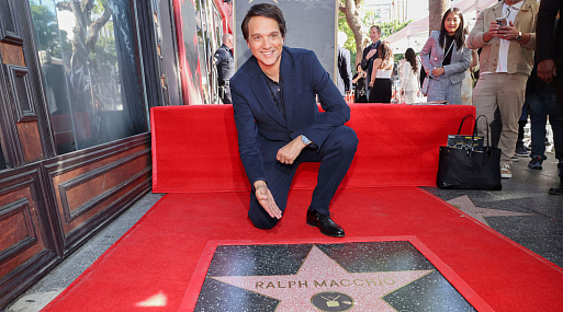 Ральф Маччио — обладатель новой звезды на «Аллее славы»