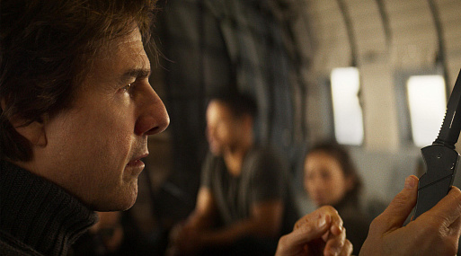 Том Круз на кадре с подводной съёмки «Миссии невыполнима: Финальная расплата»