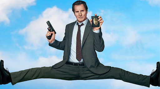 Лиам Нисон в первом трейлере ремейка «Голого пистолета»