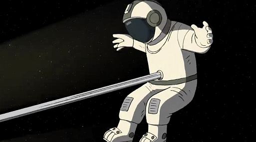 Мультфильм Константина Бронзита «Он не может жить без космоса» завоевал три награды премии «Икар»